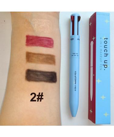 Koawensa 4 in 1 Makeup Pen Touch Up Eyebrow Pencil Waterproof Eyebrow Pencil 4 Colors Multifunction Beauty Pen 02 - Buy Online on GoSupps.com