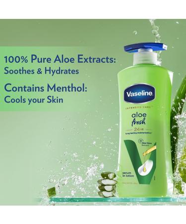 Vaseline Intensive Care Aloe Soothe Body Lotion 200 ml | Hydrating Moisturizer for Dry Skin | International Shipping Available - Buy Online on GoSupps.com