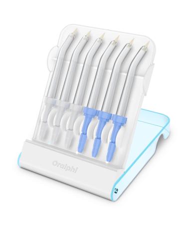 Replacement Tips for Water Flosser (6 Pik Pocket Tips + Storage Case Combo) - Buy Online on GoSupps.com