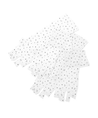 minkissy 6 Pairs Nail Gloves Uv Protection Gloves for Manicures Reusable Uv Gloves Fingerless Uv Gloves Nail Gel Nail Uv Lamp Manicure Gloves White Miss Polyester Hand Grill Lamp - Buy Online on GoSupps.com