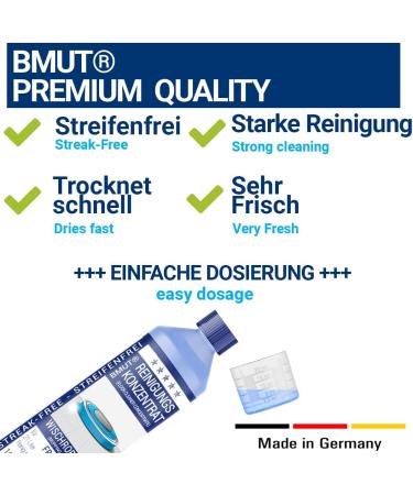 BMUT 1L Wiping Robot Cleaning Agent Concentrate - Fresh Fragrance Strip-Free Foam Arm Suction Wiper - Soil Cleaner | International Shipping Available - Buy Online on GoSupps.com