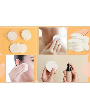 40-Piece Round Makeup Sponge Set - Wet & Dry Powder Puffs for All Skin Types - Perfect for Foundation & Blush - Buy Online on GoSupps.com