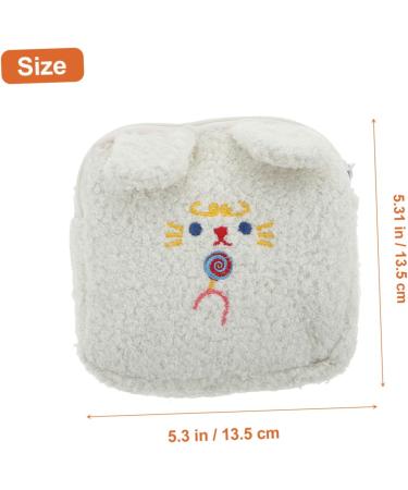 Amosfun Plush Tante Towel Bag - Stylish Women's Makeup & Coin Bag for Teens | Affordable Sanitary Pads Storage - Buy Online on GoSupps.com