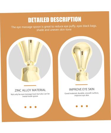 POPETPOP 3pi ces Outils De Massage Pour Yeux Applicateur De Contour Yeux Dor De Cuill res Pour La Et Gonflements Peau - Buy Online on GoSupps.com