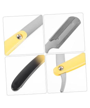 Buy NOLITOY Electroplated Vintage Manual Clip-on Barber Razor - Professional Eyebrow & Mustache Shaver | International Shipping Available - Buy Online on GoSupps.com