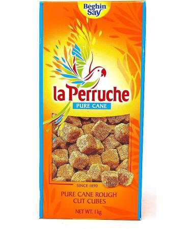 La Perruche Pure Cane Rough Cut Cubes Brown | 100% Cane | Ideal for Tea and Coffee | Perfect for Cafes and Hotels | 1kg (Pack of 3) - Buy Online on GoSupps.com