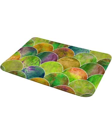 ZhiMi Coral Fleece Doormat Non Slip is Not Dirty Easy to Clean Suitable for Living Room Outdoors Fish Scale - Buy Online on GoSupps.com