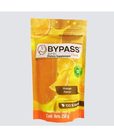 B-Pass BPRI (Fibra Naranja) Orange Flavor Fiber Powder Dietary Supplement 250g Bag