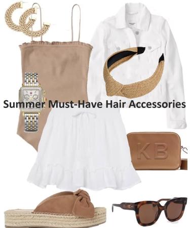 Boho Chic Huachi Straw Headbands for Women - Wide Knotted Hair Bands for Summer Fashion | Beach Hair Accessories - Buy Online on GoSupps.com