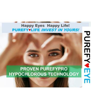 PUREFYEYE Hypochlorous Eyelid Cleanser - 1.7oz | Dry Eye Relief Skin Irritations Rosacea & Pink Eye Care | Gentle Non-Irritating & Hypoallergenic - Buy Online on GoSupps.com