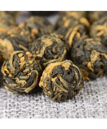 HQZM Yunnan Ancient Tree Small Golden Bead Dianhong Tea 500g Unique Flavor Black Tea 1764oz - Buy Online on GoSupps.com