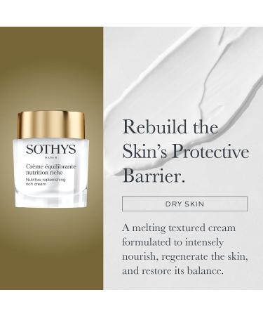 SOTHYS Rich Nutritive Replenishing Cream | Best Face Moisturizer for Dry Skin | Strengthen Skin Barrier with Organic Nutrients | Shop Internationally - Buy Online on GoSupps.com