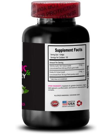 GARLIC AND PARSLEY ODORLESS - garlic and parsley softgelsNatural Supplement odorless garlic supplement with parsley botanical complex daily wellness odorless traditional herb combo 2Bot - Buy Online on GoSupps.com