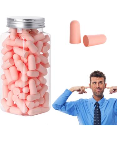 Noise Cancelling Ear Plugs Sound-Proof Noise Reduction Ear Plugs | High Decibel Ear Plugs Slow Rebound Warm Cotton for Sleeping Studying Aviere Cherry Blossom Powder 120 Pieces - Buy Online on GoSupps.com