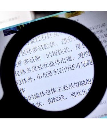 Charging Magnifier HD with Lights for The Elderly to Read 10 Times Handheld Portable Reading Newspaper Good Times - Buy Online on GoSupps.com