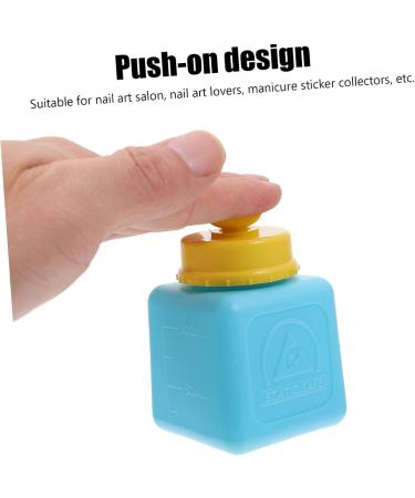 Beavorty Nail remover bottle nail polish remover dip remover for nails Squeezable Dropping Bottler pump bottle dispenser push dispenser Push Down Dispenser baby manicure plastic empty pump - Buy Online on GoSupps.com