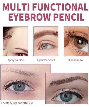 EZGHAR Home Eyebrow Care Kit 4d Laminated 4D Laminated Brow Home-Grooming Kit Multi-function Eyebrow Concealer Contour Brush 4D Hair Stroke Brow Stamp Brush-Waterproof and Long Lasting (Light Brown) - Buy Online on GoSupps.com