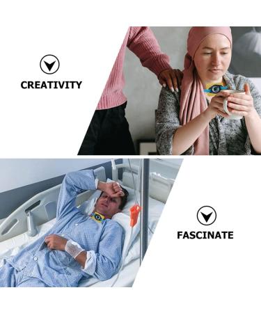Healifty 6-Piece Sky Blue Neck Foam Support Adjustable Breathable Trachea & Ligament Belts for Optimal Comfort - Buy Online on GoSupps.com