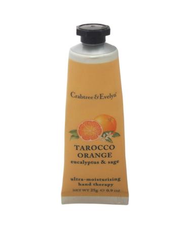 Crabtree & Evelyn Hand Cream Therapy Tarocco Orange Eucalyptus & Sage Hand Cream Therapy  0.9 Oz Tobacco Orange  Eucalyptus & Sage 0.9 Ounce (Pack of 1)
