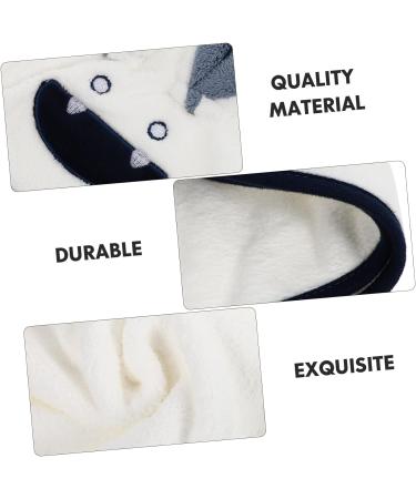 MAGICLULU 8 Pcs Coral Fleece Dry Hair Hat Quick Dry Women's Absorbent Cap White - Buy Online on GoSupps.com