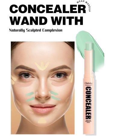 INTEROOKIE Natural Three-dimensional Matte Waterproof Concealer Stick - Perfect for Face and Body Grooming (5) - Buy Online on GoSupps.com