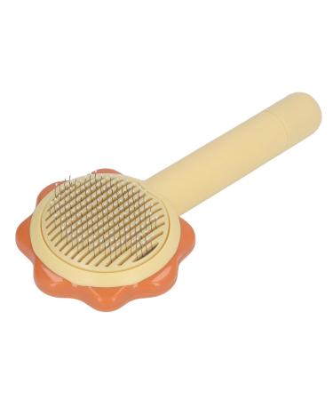 Portable Cat Brush for Dogs - Comfortable Handle Safe & Rounded Protection Points (Yellow) - Buy Online on GoSupps.com