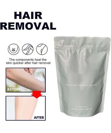 Wax Powder Hair Removal Shaving Powders Sensitive Skin Hair Removal Cream Pubic Hair Facial Chest Armpits Legs Men Women Smooth Result - Buy Online on GoSupps.com