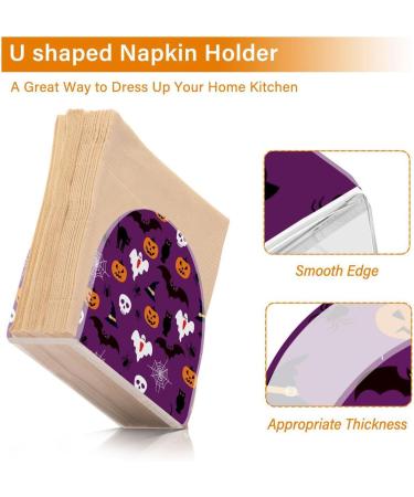 Nander Halloween Pattern Napkin Holder for Tables Napkin Holders for Kitchen Table Napkin Holders Cocktail Napkin Holder Paper Napkins Holder - Buy Online on GoSupps.com