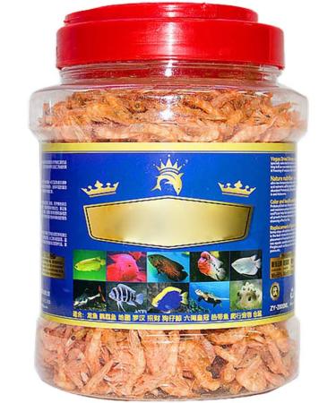 for Turtle Food Dried Freeze Shrimp for Ornamental Fish Water Turtles Small Pets 1.2L 3L Resealable Can 2000ml - Buy Online on GoSupps.com