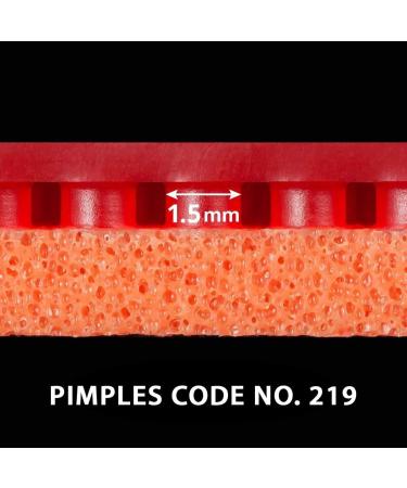 Butterfly Tenergy 19 Table Tennis Rubber - Professional Table Tennis Rubber - Available in 1.7 mm  1.9 mm  or 2.1 mm Sponge - Red or Black - 1 Table Tennis Rubber Sheet 2.1 Red - Buy Online on GoSupps.com
