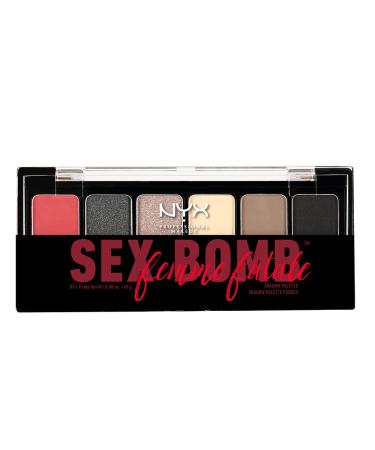 NYX Professional Makeup The Sex Bomb Femme Fatale Shadow Palette 0.21 Ounce
