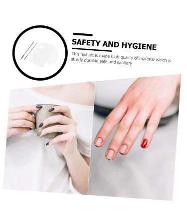 Didiseaon 4-Pcs Manicure Tool Set | Professional Nail Art Palette & Makeup Mixing Tools for Perfect Nail Designs - Buy Online on GoSupps.com
