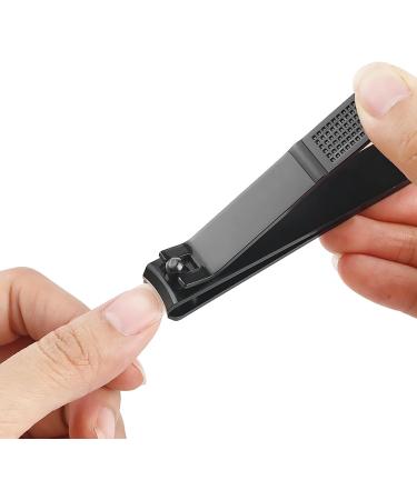 Black Stainless Steel Size Nail Clippers Nail Clippers Simple Nail Clippers Nail Covers for Painting Nails (B One Size) One Size B - Buy Online on GoSupps.com