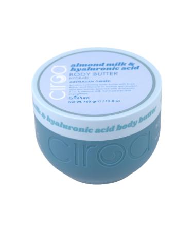 Ciroa Ultra-Hydrating Body Butter With Shea Butter And Glycerin Almond Milk And Hyaluronic Acid 15.8 oz