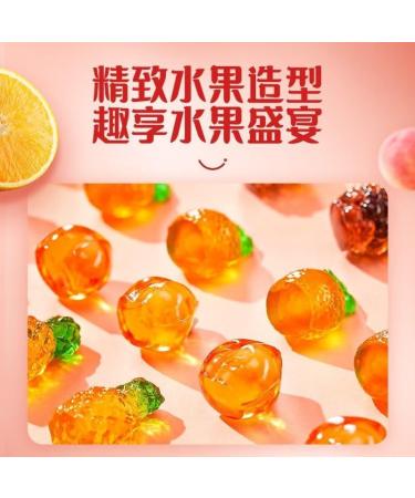 4D fruit juice gummies grape shaped Gummies candy children's snacks fruit candies Pineapple Orange Soft Candy 50% Juice Content gummy candy sweets Chewy gumdrop (Mixed flavor 4 bag) Mixed flavor 4 bag - Buy Online on GoSupps.com