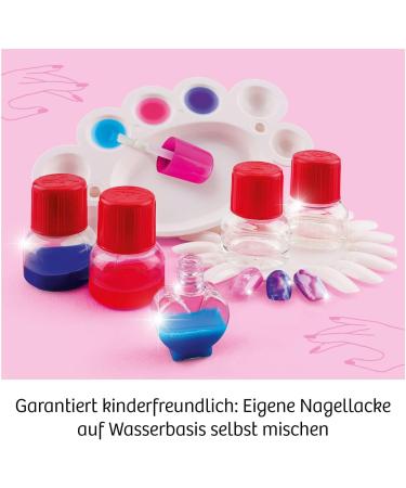 Kosmos 671587 Nail Studio DIY Nail Polish Kit for Kids 8-12 | Complete Nail Design Experiment Box | Perfect Gift for Young Beauties - Buy Online on GoSupps.com