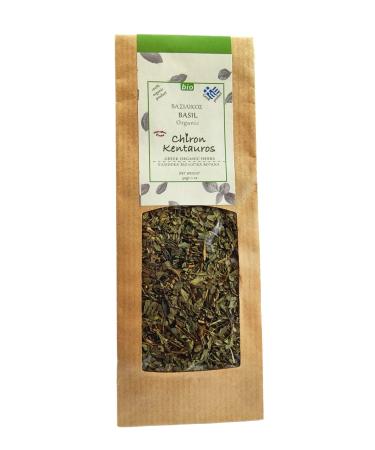 Greek Basil Organic Bio Herb from Mount Pelion Greece - GMO / Caffeine Free 30gr - 1.06oz