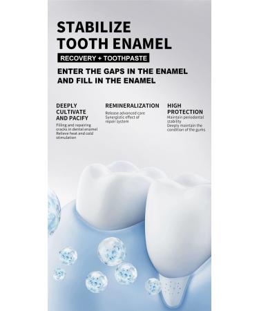 2PCS 7.5% Hydroxyapatite Toothpastes Remineralize Fluoride-Free Stain Removal Daily Use for Oral Health Gentle Mint - Buy Online on GoSupps.com