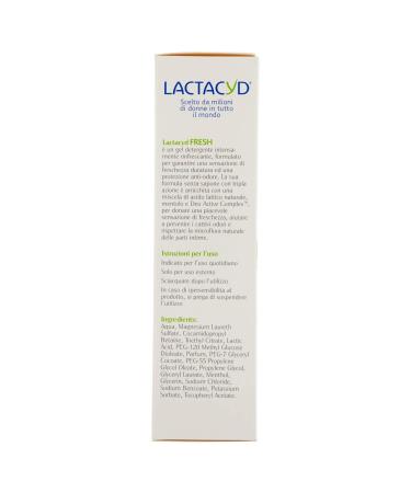 Lactacyd Fresh Intimate Cleaner 300 ml - Soothing pH-Balanced Hygiene for Women | International Shipping Available - Buy Online on GoSupps.com