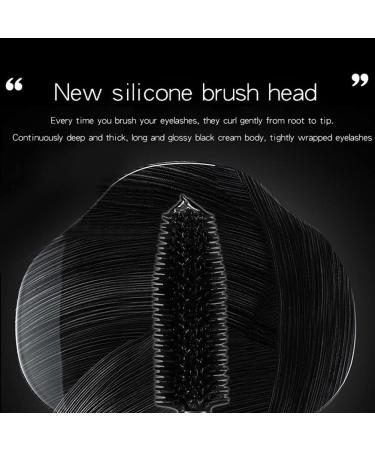 Lucoss 4D Silk Fibrous Waterproof Mascara - Long Lasting Natural Eyelash Makeup for Women - Buy Online on GoSupps.com