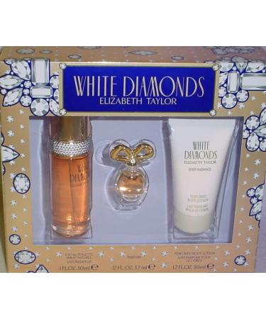 Elizabeth Taylor White Diamonds 3 Pc Gift Set For Women