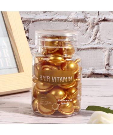 Buy Premium Hair Care Vitamin Capsules for Frizz Control & Moisture - Anti-Dryness Essential Oil for Healthy Hair - Buy Online on GoSupps.com