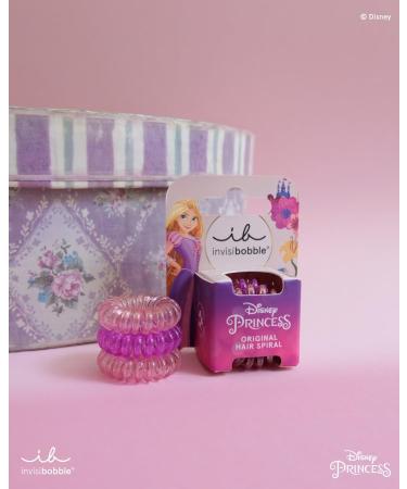 invisibobble Kids Disney Rapunzel Set of 3 Pink & Purple - Spiral Hair Scrunchies Girls - Hair Scrunchies without Pull for Perfect Hold Kids Original Rapunzel - Buy Online on GoSupps.com