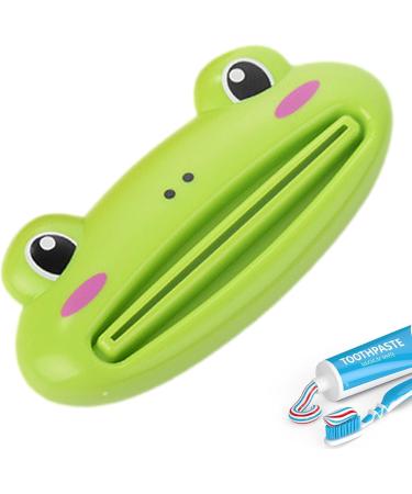 Toothpaste Squeezer - Toothpaste Tube Squeezer Cartoon - Kids Toothpaste Dispenser Cartoon Animal | Kids Toothpaste Dispenser Cartoon Animal | Cute Frog Panda Bear Shaped Toothpaste Extruder - Buy Online on GoSupps.com