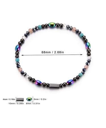 Magnetic Hematite Anklets & Weight Loss Bracelets | Women's Jewelry for Lymphatic Relief & Back Pressure - Buy Online on GoSupps.com