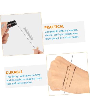 Angoily Eyebrow Ink Black Line Measuring Tool Eyebrow Tattoos Ruler Tattooing Ruler Major - Buy Online on GoSupps.com