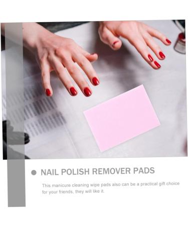 DRESSOOS 3 Nail Remover Cotton Nail Cleansing Pad Nail Wipes Nail Remover Tool Clean Wipes Eyelash Glue Cleaner Eyelash Glue Wipes Natural Cotton Fiber Pink Makeup Remover Wipes Manicure - Buy Online on GoSupps.com