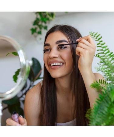 Curl Long Lasting Mascara 2 in 1 Mascara in a Small Strong Metal Tube Long Lasting Lengthening and Curling Mascara (Pink S) Blueish Green 1 ml (Pack of 1) - Buy Online on GoSupps.com