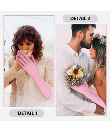 CALLARON 2 Pairs Evening Party Gloves Decorative Gloves Stretchy Gloves Opera Gloves for Women - Buy Online on GoSupps.com