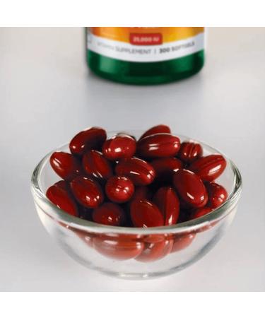 Swanson Beta Carotene 25000 IU - 300 Softgels | High-Potency Antioxidant Supplement - Buy Online on GoSupps.com